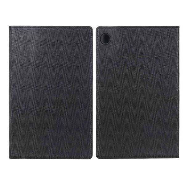 کیف تبلت چرمی موج دار Samsung Galaxy Tab A8 10.5 / X200 / X205 - مشکی - BSA