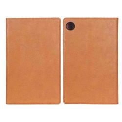 کیف تبلت چرمی ساده Samsung Galaxy Tab A11 8.7 / X133 / X135 - عسلی - BSA