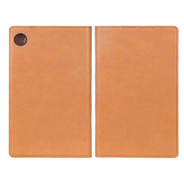 کیف تبلت چرمی ساده Samsung Galaxy Tab A9 8.7 / X110 / X115 - عسلی - BSA