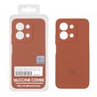 قاب سیلیکونی پاک کنی اورجینال Master Quality مدل Xiaomi Redmi 15C / Poco C85 - قهوه ای روشن (پک دار)