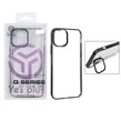 قاب SwitchFlip پشت سخت شفاف محافظ لنز طلقی استندشو Apple iPhone 12 Pro / iPhone 12 - مشکی (پک دار)