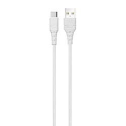 کابل شارژ Type-C - سفید - فله - MN(بدون پک)