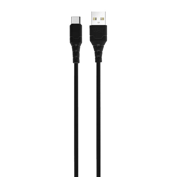 کابل شارژ Type-C - مشکی - فله - MN(بدون پک)