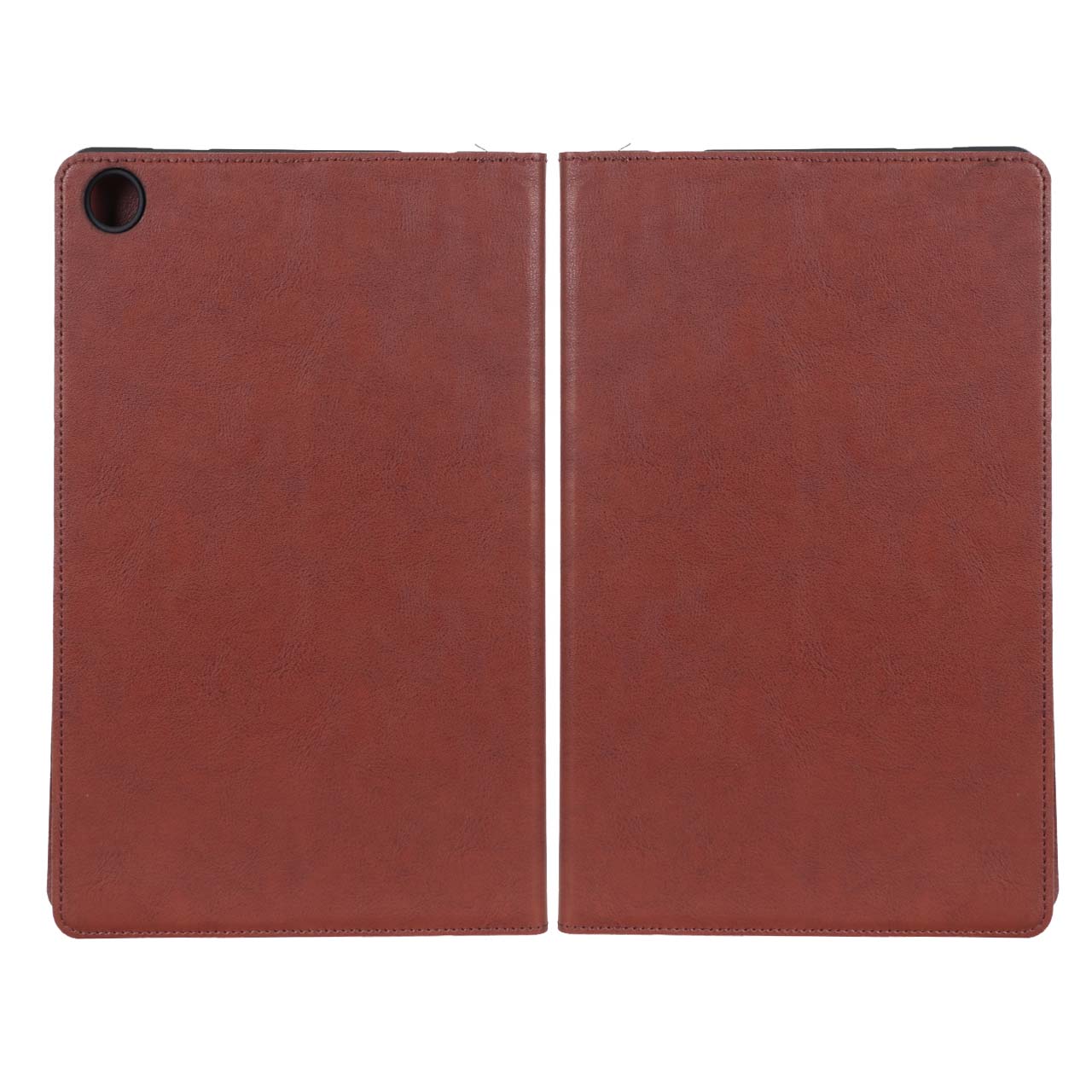 کیف تبلت چرمی ساده Samsung Galaxy Tab A9 Plus 11 / X210 / X215 / X216 / TAB A11 Plus - قهوه ای