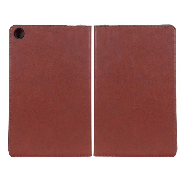 کیف تبلت چرمی ساده Samsung Galaxy Tab A9 Plus 11 / X210 / X215 / X216 / TAB A11 Plus - قهوه ای