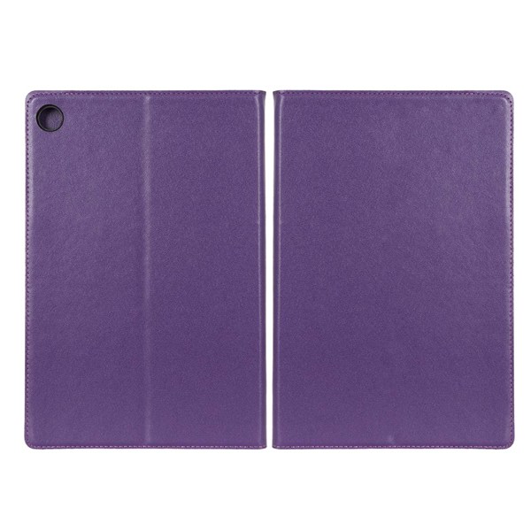 کیف تبلت چرمی ساده Samsung Galaxy Tab A9 Plus 11 / X210 / X215 / X216 / TAB A11 Plus - بنفش