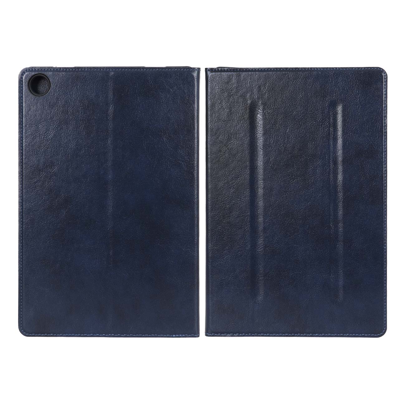 کیف تبلت چرمی ساده Samsung Galaxy Tab A9 Plus 11 / X210 / X215 / X216 / TAB A11 Plus - سرمه ای