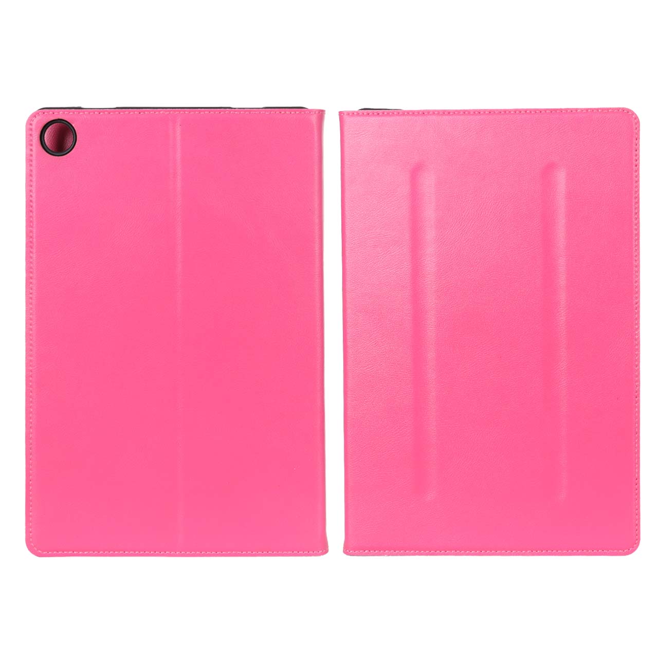 کیف تبلت چرمی ساده Samsung Galaxy Tab A9 Plus 11 / X210 / X215 / X216 / TAB A11 Plus - صورتی