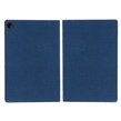 کیف تبلت چرمی طرح جیر Samsung Galaxy Tab A9 Plus 11 / X210 / X215 / X216 / TAB A11 Plus - سرمه ای