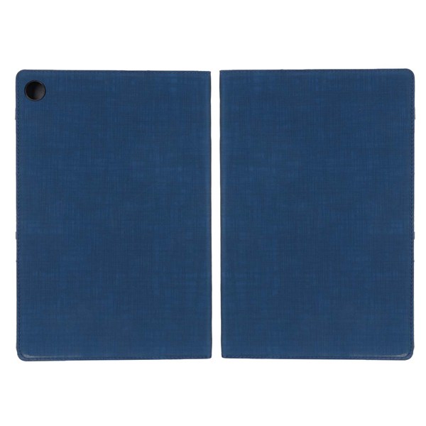 کیف تبلت چرمی طرح جیر Samsung Galaxy Tab A9 Plus 11 / X210 / X215 / X216 / TAB A11 Plus - سرمه ای