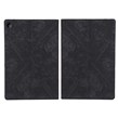 کیف تبلت چرمی طرح پتینه Samsung Galaxy Tab A9 Plus 11 / X210 / X215 / X216 / TAB A11 Plus - مشکی