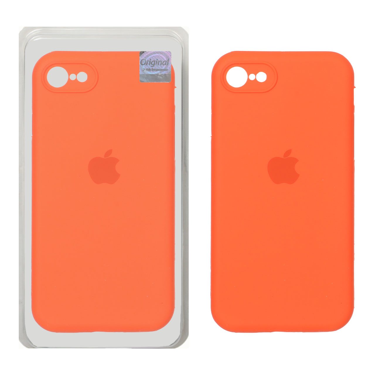 قاب سیلیکونی پاک کنی اورجینال Master Quality مدل Apple iPhone 7 / iPhone 8 / iPhone SE (2020) - نارنجی (پک دار)