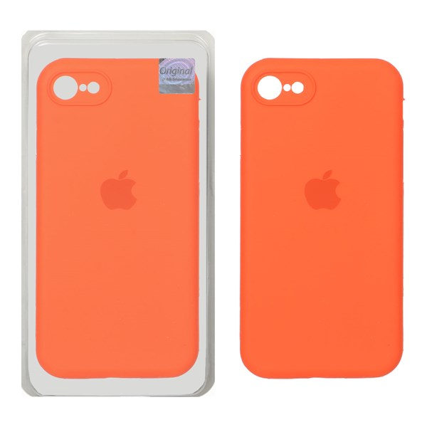 قاب سیلیکونی پاک کنی اورجینال Master Quality مدل Apple iPhone 7 / iPhone 8 / iPhone SE (2020) - نارنجی (پک دار)