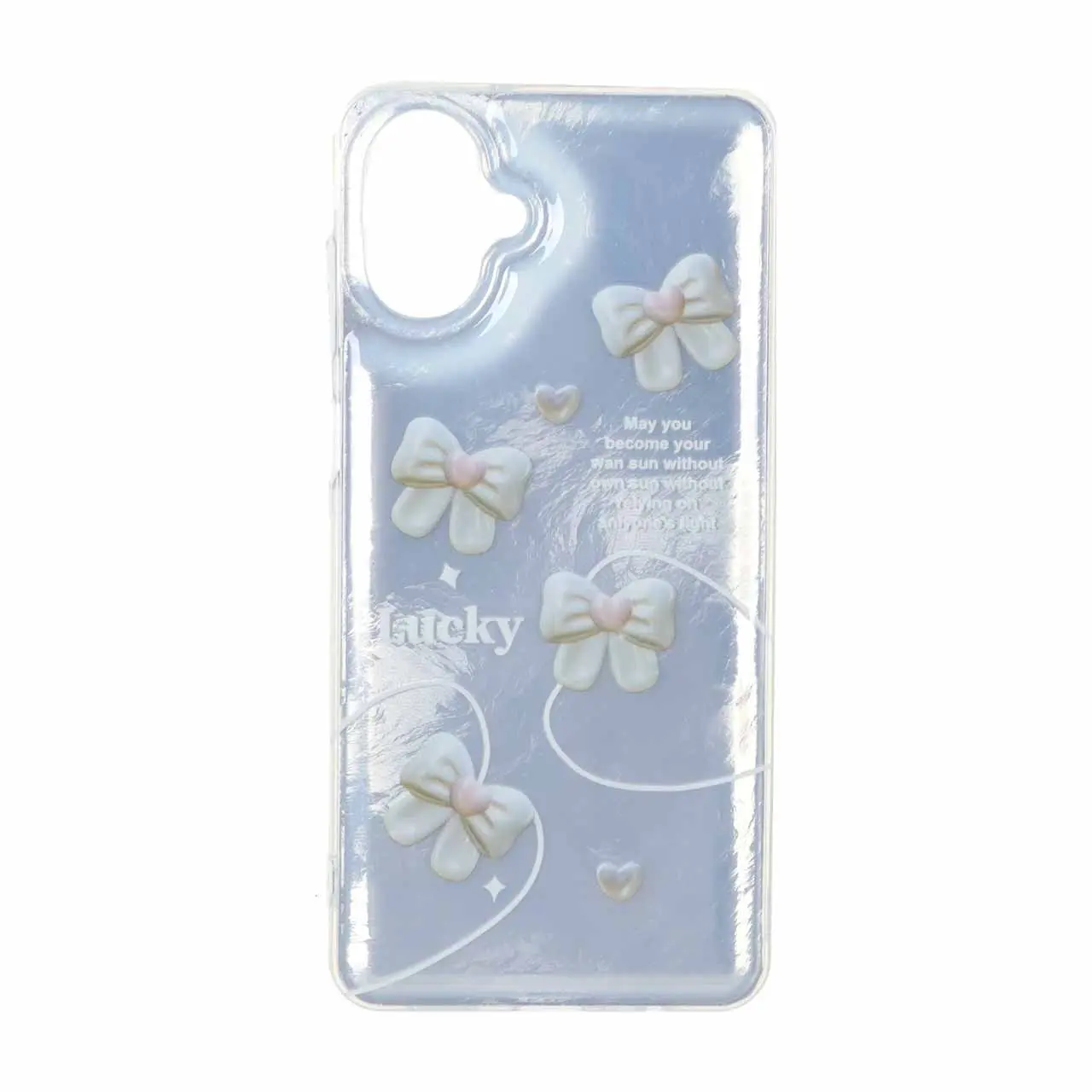 قاب اطلسی دور ژله ای طرح دار Samsung Galaxy A07 - کد 2128