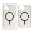 قاب اورجینال کریستالی MagSafe شفاف Creative مدل Apple iPhone 15 / iPhone 14 / iPhone 13 - خاکستری (پک دار)