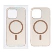 قاب اورجینال کریستالی MagSafe شفاف Creative مدل Apple iPhone 13 Pro - صحرایی (پک دار)