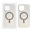 قاب اورجینال کریستالی MagSafe شفاف Creative مدل Apple iPhone 15 Pro Max - خاکستری (پک دار)