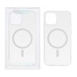 قاب اورجینال کریستالی MagSafe شفاف Creative مدل Apple iPhone 12 Pro Max - سفید (پک دار)