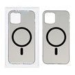 قاب اورجینال کریستالی MagSafe شفاف Creative مدل Apple iPhone 12 Pro / iPhone 12 - مشکی (پک دار)