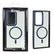 قاب Pro Camera لنز آلومینیومی دودی MagSafe دور هاشور Samsung Galaxy S24 Ultra - آبی (پک دار) - MPS