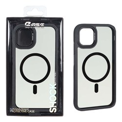قاب Pro Camera لنز آلومینیومی دودی MagSafe دور هاشور Apple iPhone 11 - مشکی (پک دار) - MPS