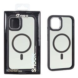 قاب Pro Camera لنز آلومینیومی دودی MagSafe دور هاشور Apple iPhone 11 - خاکستری (پک دار) - MPS