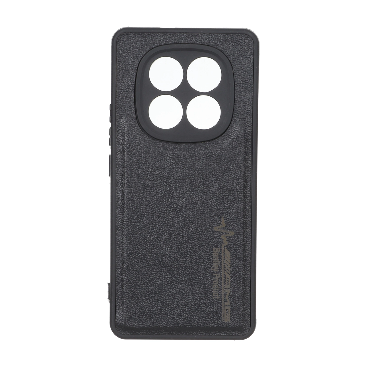 قاب طرح چرم AMG محافظ لنزدار Xiaomi Redmi Note 15 - مشکی