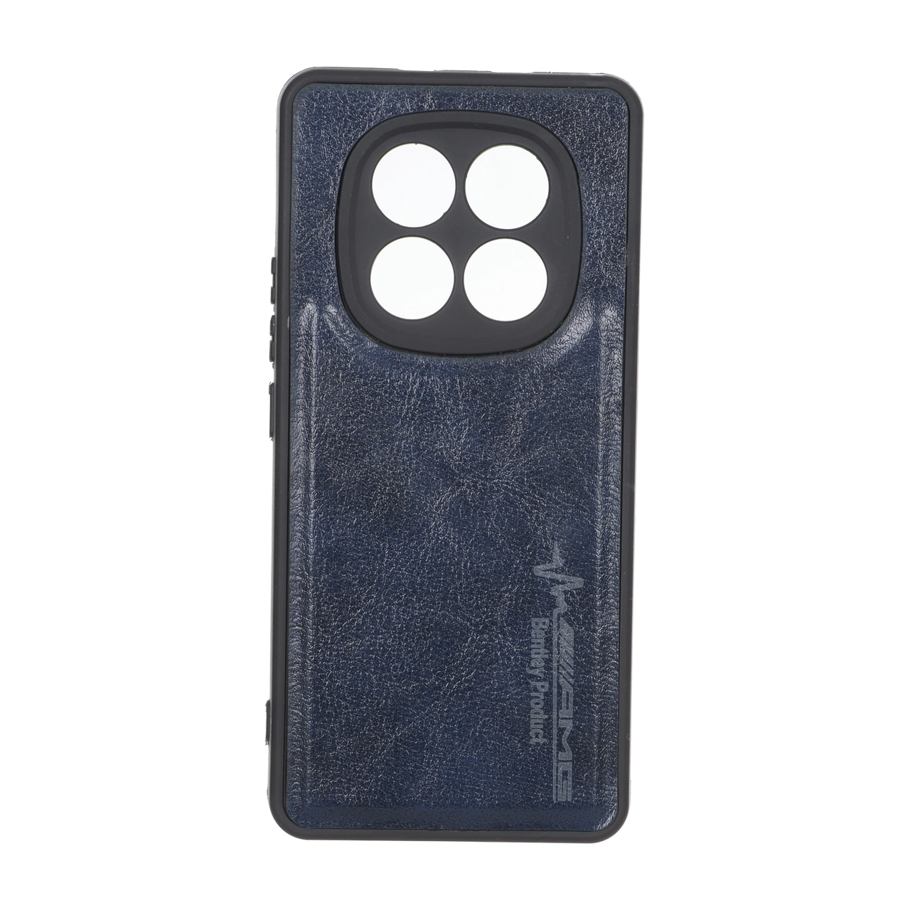 قاب طرح چرم AMG محافظ لنزدار Xiaomi Redmi Note 15 - سرمه ای