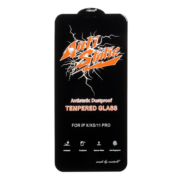 محافظ صفحه نمایش شیشه ای Full Cover Anti Static Mietubl مدل ORG - Apple iPhone 11 Pro / iPhone XS / iPhone X