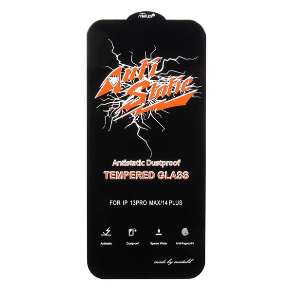 محافظ صفحه نمایش شیشه ای Full Cover Anti Static Mietubl مدل ORG - Apple iPhone 13 Pro Max / iPhone 14 Plus