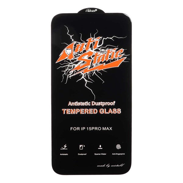 محافظ صفحه نمایش شیشه ای Full Cover Anti Static Mietubl مدل ORG - Apple iPhone 15 Pro Max