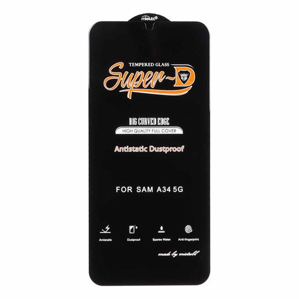 محافظ صفحه نمایش شیشه ای Full Cover Super D Mietubl  مدل ORG - Samsung Galaxy A34