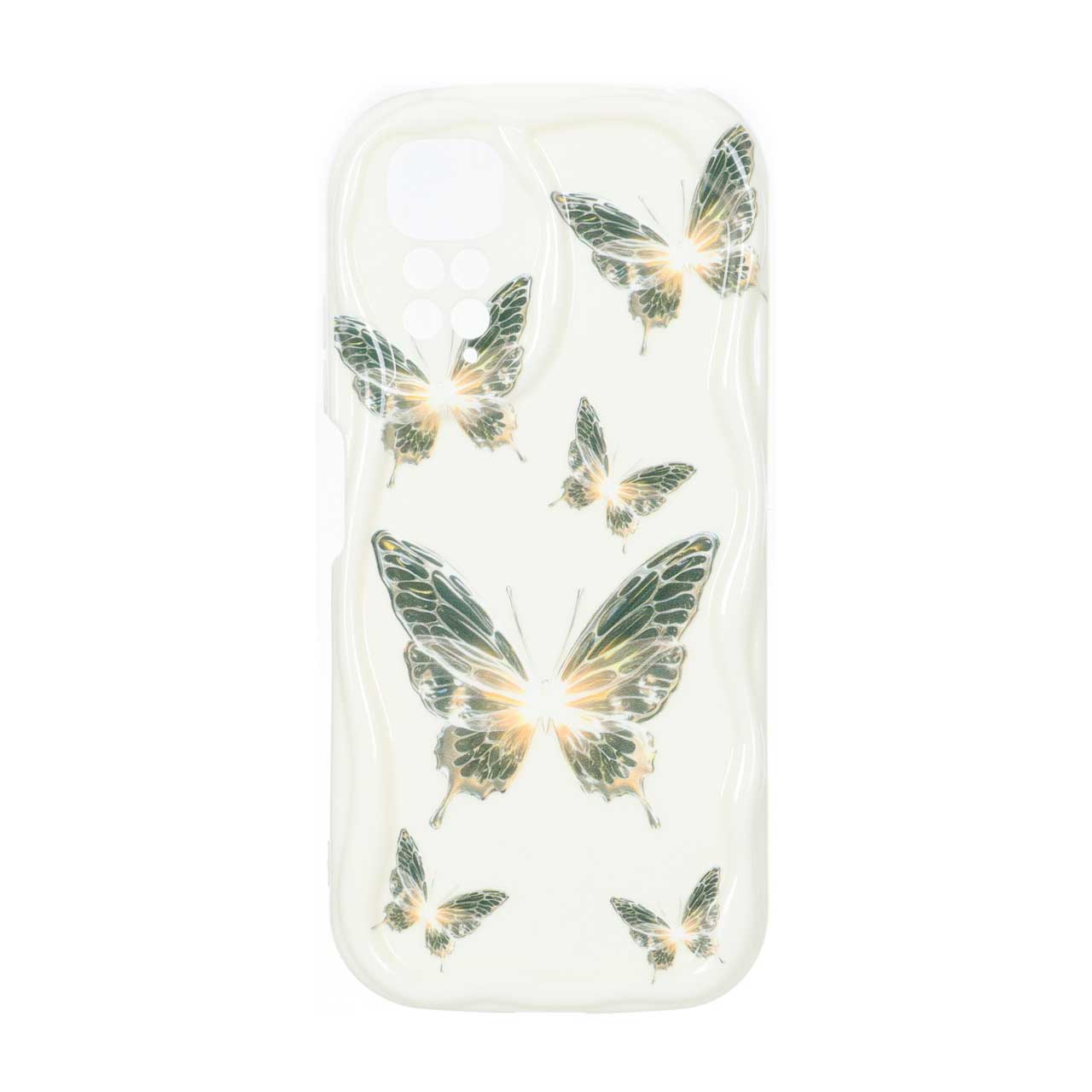 قاب کنگره ای ژله ای طرح دار محافظ لنزدار Xiaomi Redmi Note 11 4G / Redmi Note 11S - کد 30
