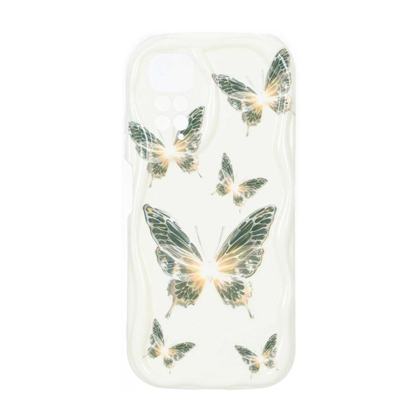 قاب کنگره ای ژله ای طرح دار محافظ لنزدار Xiaomi Redmi Note 11 4G / Redmi Note 11S - کد 30