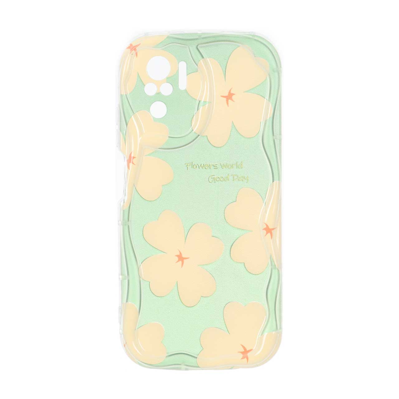 قاب کنگره ای ژله ای طرح دار محافظ لنزدار Xiaomi Redmi Note 10 4G / Redmi Note 10S / Poco M5S - کد 43