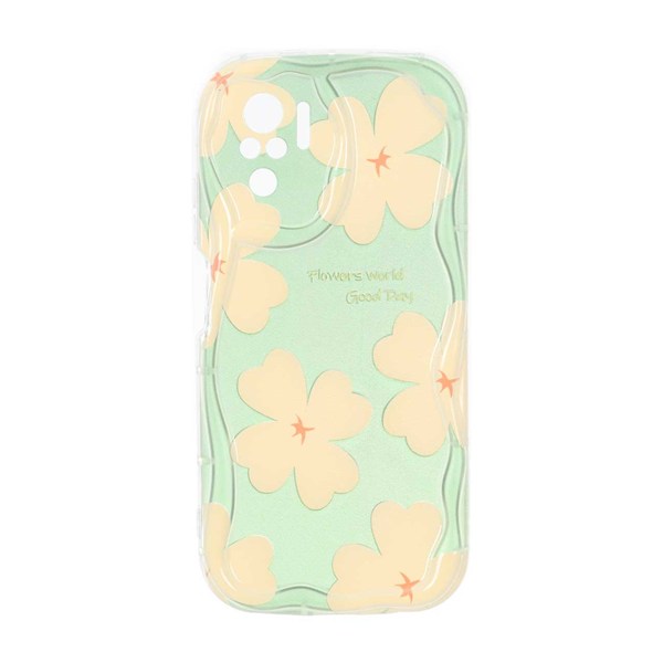 قاب کنگره ای ژله ای طرح دار محافظ لنزدار Xiaomi Redmi Note 10 4G / Redmi Note 10S / Poco M5S - کد 43