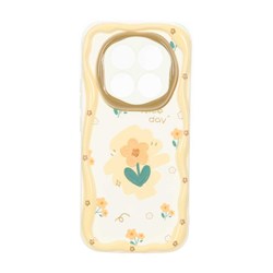 قاب کنگره ای ژله ای طرح دار محافظ لنزدار Xiaomi Redmi Note 14 Pro Plus 5G - کد 53