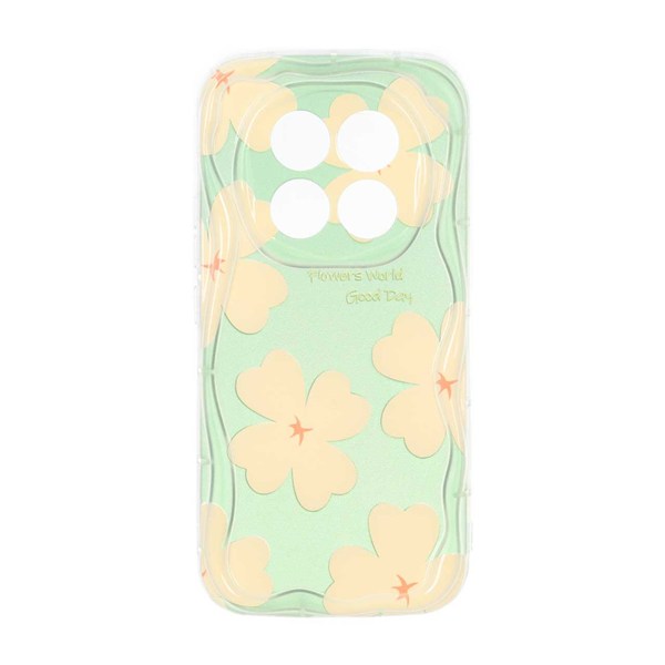 قاب کنگره ای ژله ای طرح دار محافظ لنزدار Xiaomi Redmi Note 14 Pro Plus 5G - کد 57