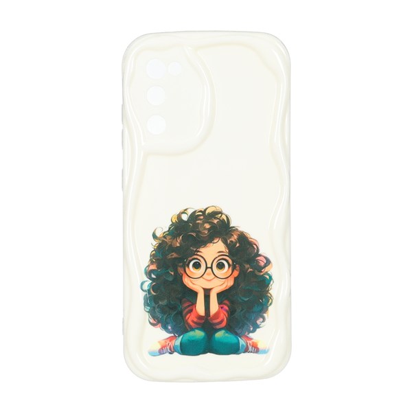 قاب کنگره ای ژله ای طرح دار محافظ لنزدار Samsung Galaxy S20 FE - کد 71