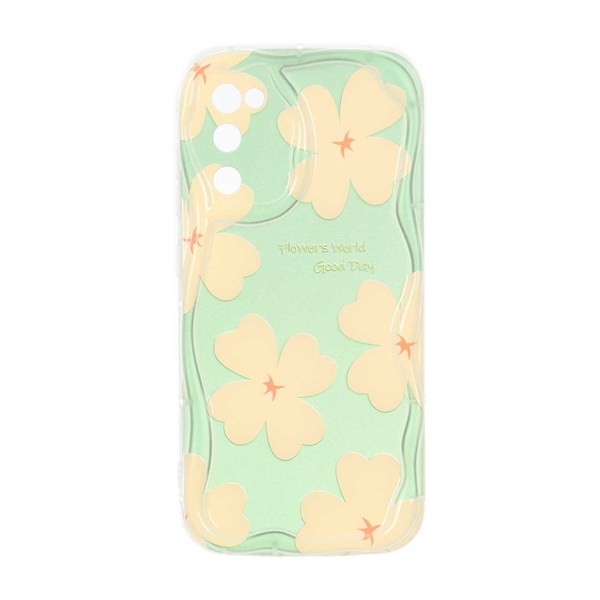 قاب کنگره ای ژله ای طرح دار محافظ لنزدار Samsung Galaxy S20 FE - کد 74