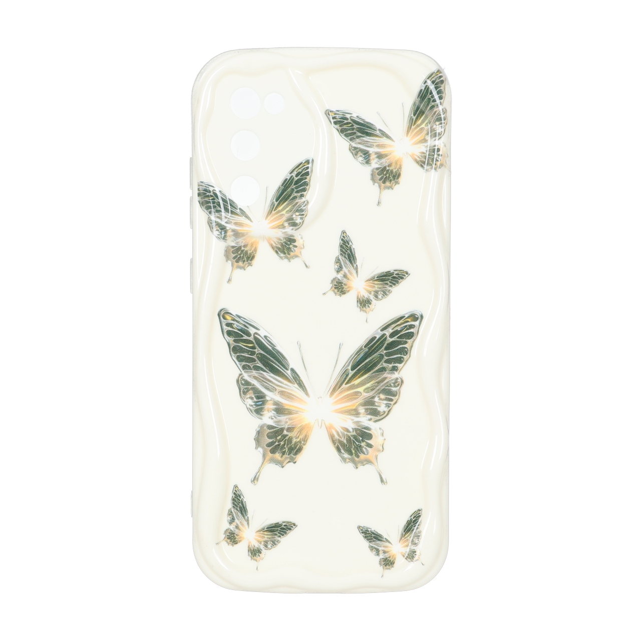 قاب کنگره ای ژله ای طرح دار محافظ لنزدار Samsung Galaxy S20 FE - کد 75