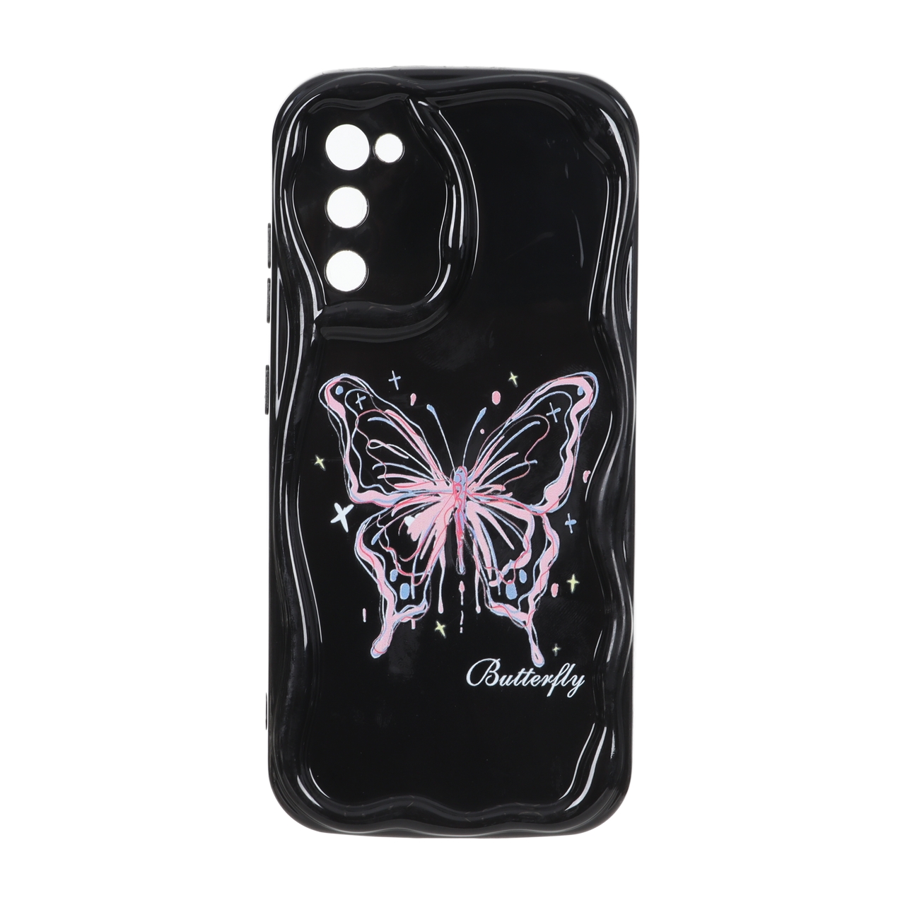 قاب کنگره ای ژله ای طرح دار محافظ لنزدار Samsung Galaxy S20 FE - کد 77