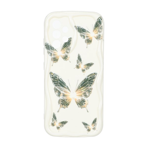 قاب کنگره ای ژله ای طرح دار محافظ لنزدار Samsung Galaxy A52 / A52s - کد 184