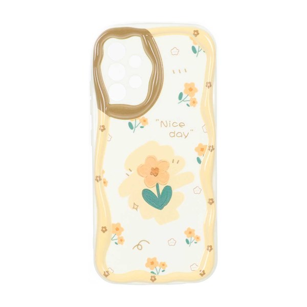 قاب کنگره ای ژله ای طرح دار محافظ لنزدار Samsung Galaxy A52 / A52s - کد 187