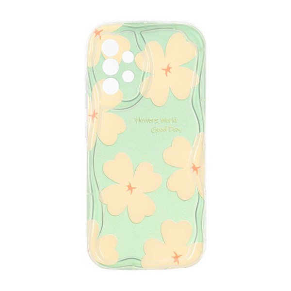 قاب کنگره ای ژله ای طرح دار محافظ لنزدار Samsung Galaxy A52 / A52s - کد 189