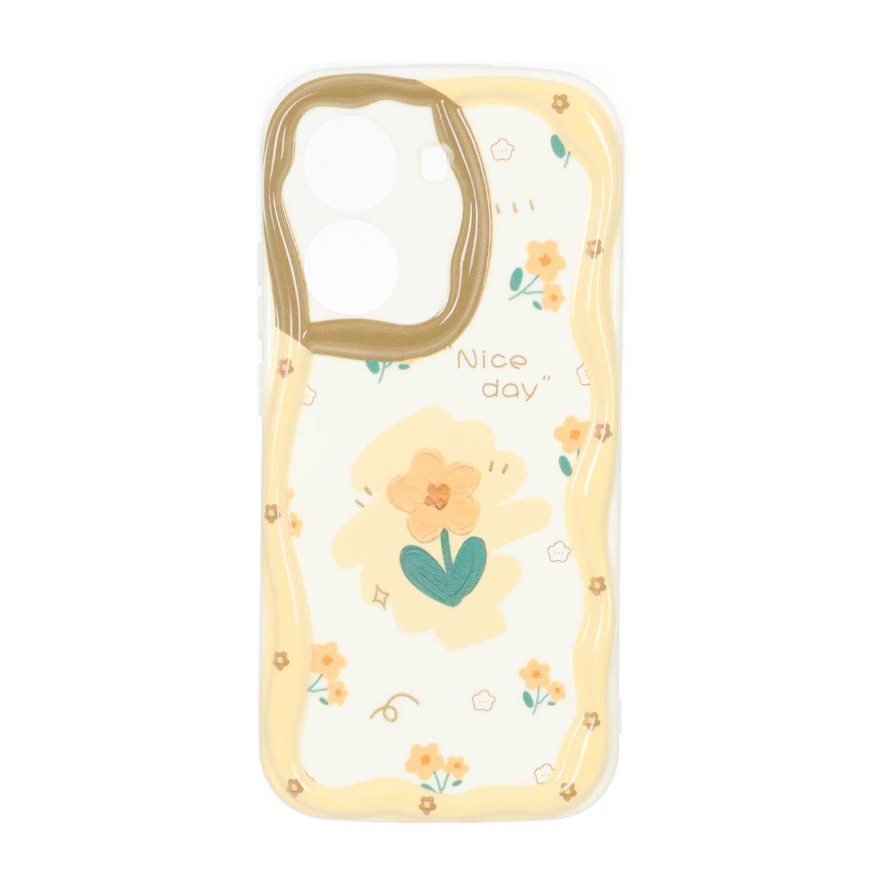 قاب کنگره ای ژله ای طرح دار محافظ لنزدار Xiaomi Poco X7 Pro - کد 230