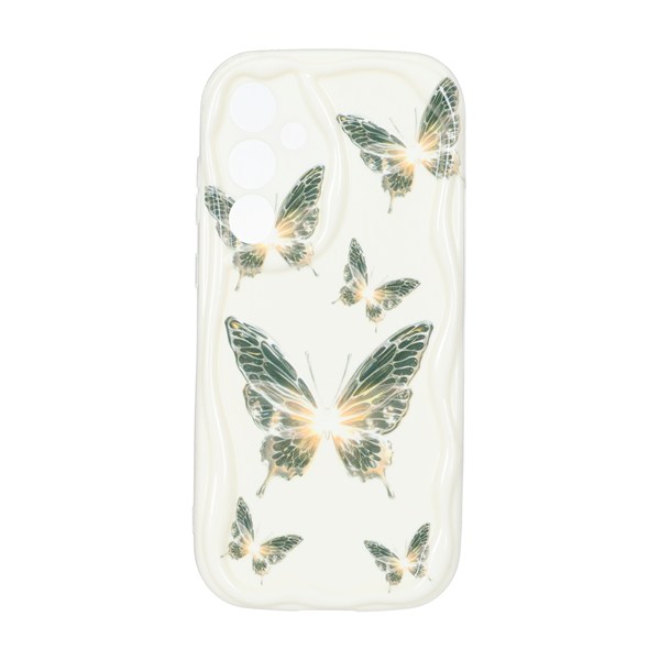 قاب کنگره ای ژله ای طرح دار محافظ لنزدار Samsung Galaxy A55 - کد 252