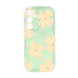 قاب کنگره ای ژله ای طرح دار محافظ لنزدار Samsung Galaxy A55 - کد 254