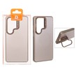 قاب اورجینال PVD Case Pro استندشو MagSafe مدل Samsung Galaxy S26 Ultra - قهوه ای (پک دار)
