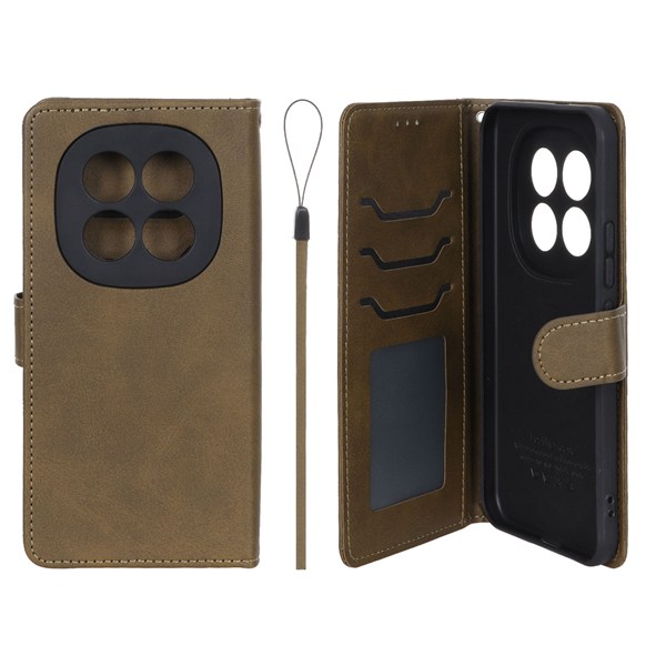 کیف موبایل مگنتی درجه یک داخل خز MNC Plus مدل Xiaomi Redmi Note 15 Pro Plus - سبز زیتونی